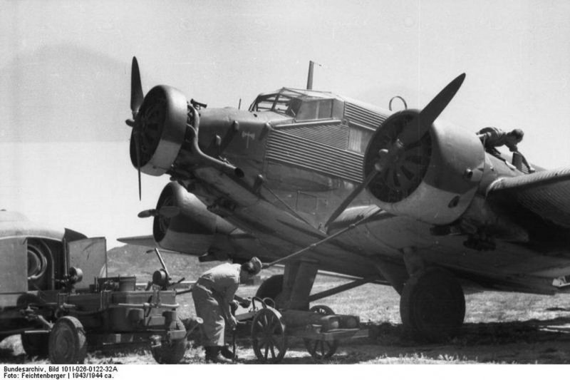 Junkers ju 52 Люфтваффе Крым