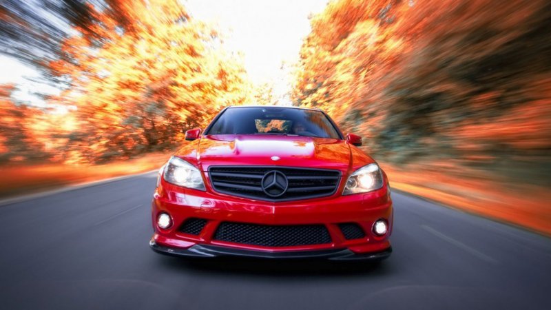 Обои Mercedes c63 AMG 1920x1080