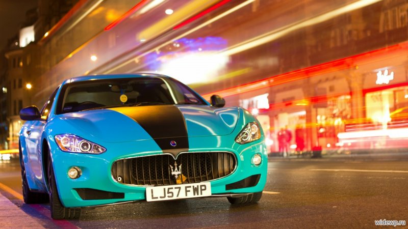 Maserati GRANTURISMO бирюзовая