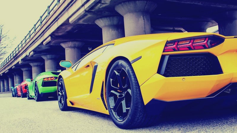 Lamborghini Aventador lp700-4 Yellow