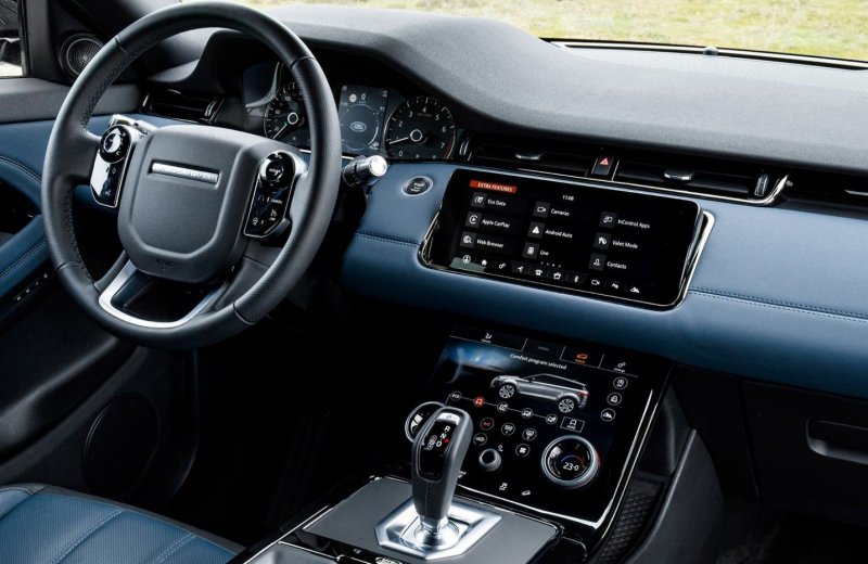 Range Rover Evoque 2020 красный салон