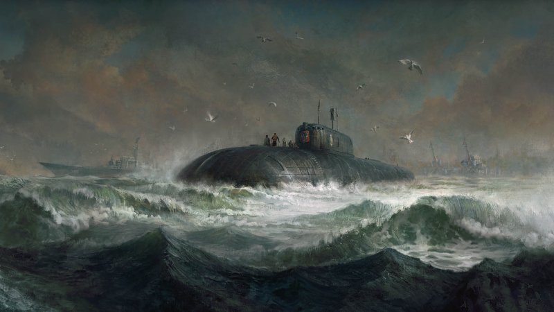 Курск подводная лодка арт