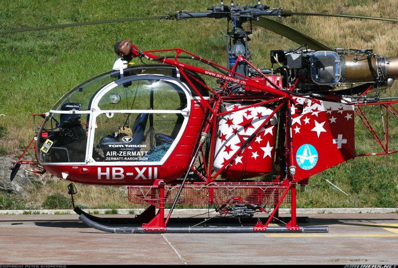 Вертолет Aerospatiale sa 315b Lama