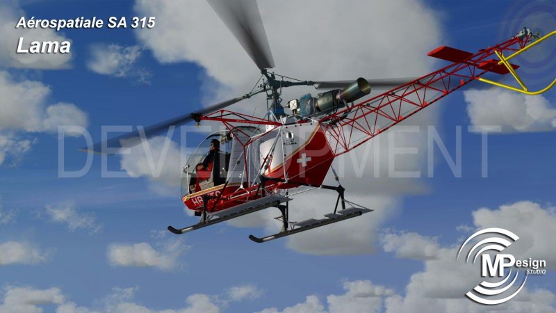 Lama sa315b самолет