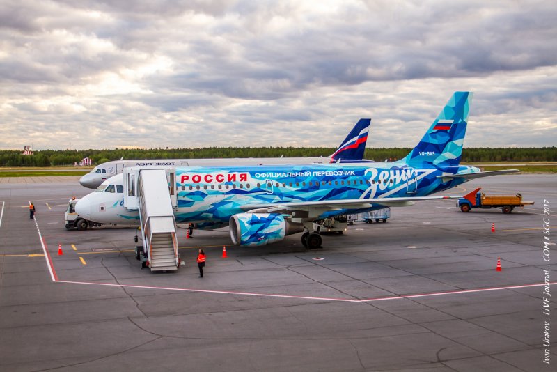 Стюардессы Пулково+ Airbus a319 VQ-bas