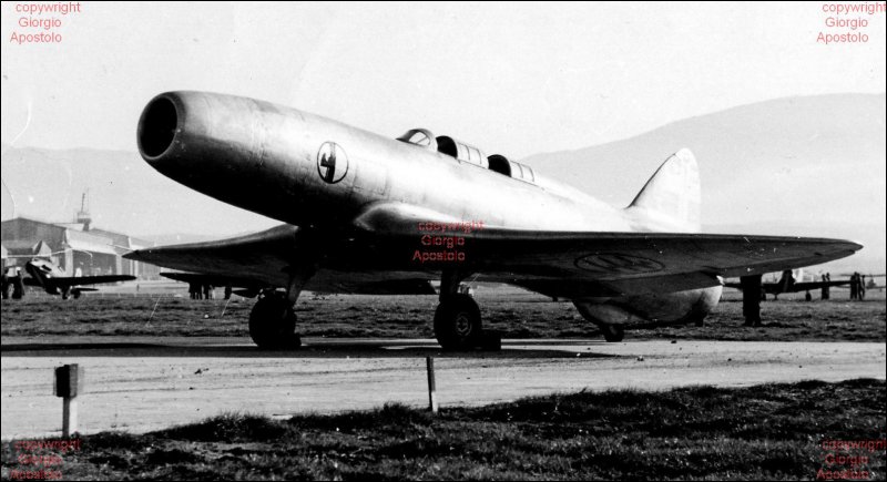 Самолет Caproni Campini n.1