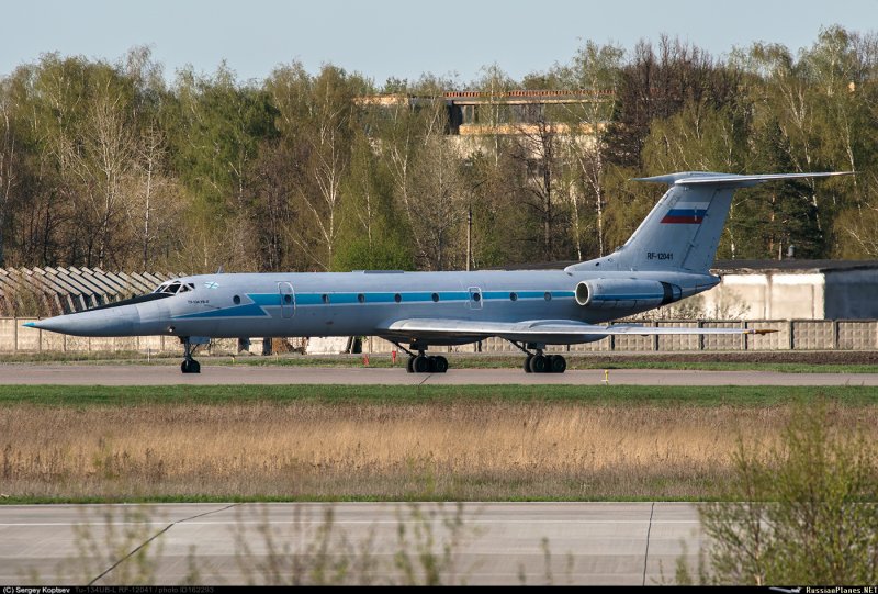 Ту 134 ночью