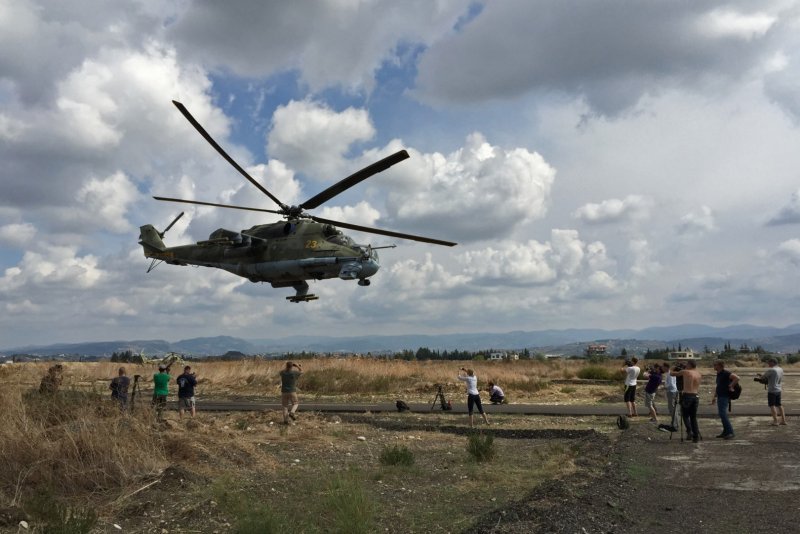 Военный вертолет ми 24 в Сирии