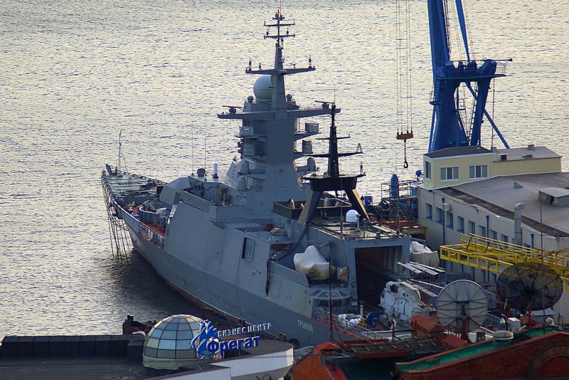 Корвет Тихоокеанского флота громкий
