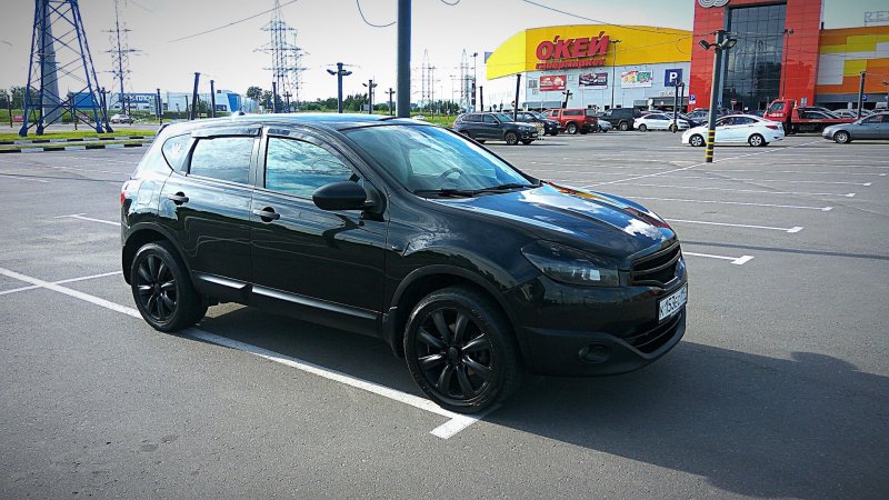Черный Qashqai j10+2