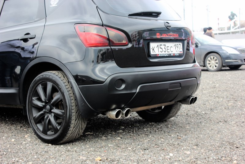 Nissan Qashqai j10 выхлоп