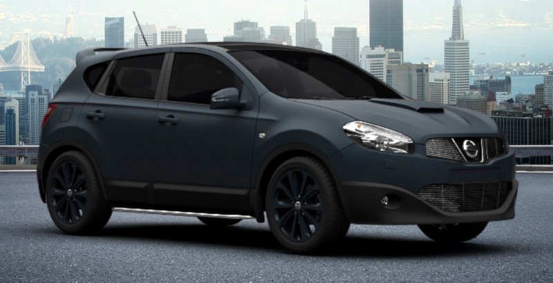 Qashqai j10 серый матовый