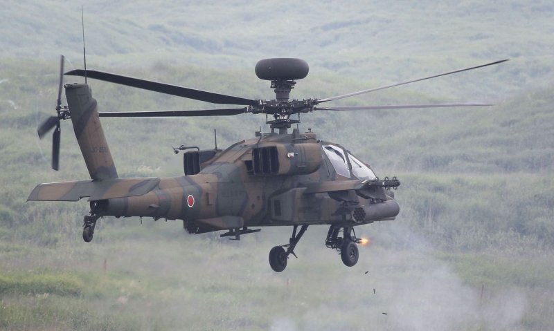 Вертолет Ah-64d Япония