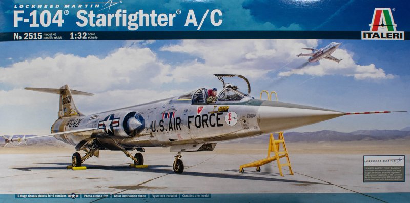 2515 Italeri самолет f-104 Starfighter a/c 1/32