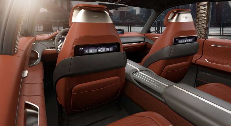 Genesis gv80 зеленый