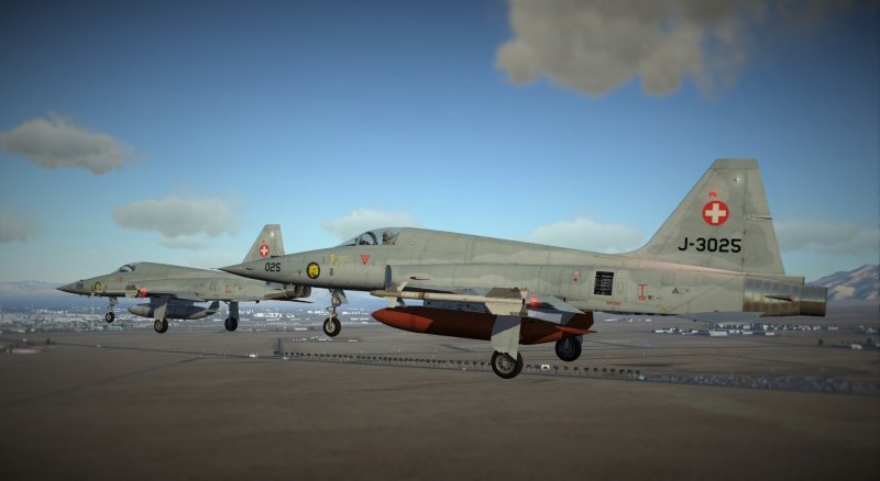 Самолет f-5 e/n Tiger II Suisse Special Colors