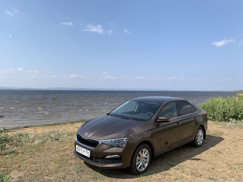 Skoda Rapid 2018 коричневая