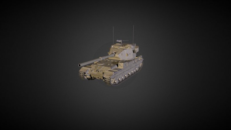 Танк fv215b 183