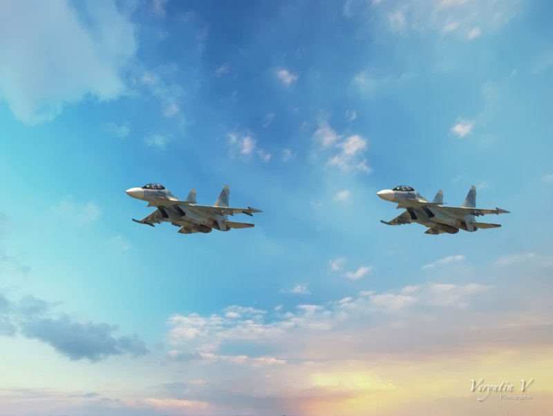 Су-27 зима