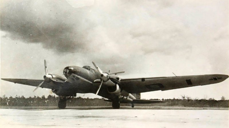 Кабина немецкого бомбардировщика Хейнкель he-111