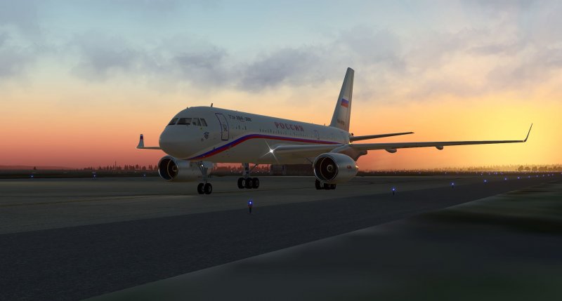 Ту 204 x plane 11