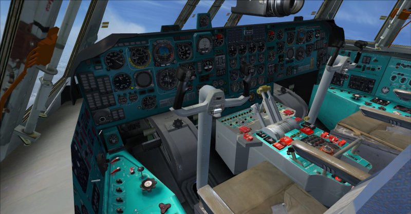 Ил 86 кабина FSX