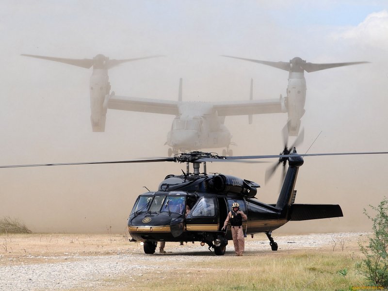 Вертолёт uh-60 полицейский