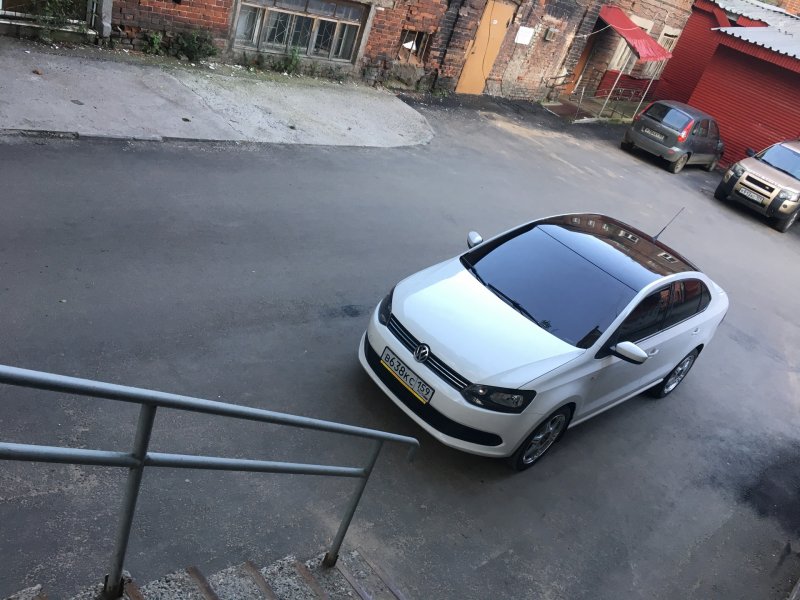 Polo sedan 2013 черная крыша