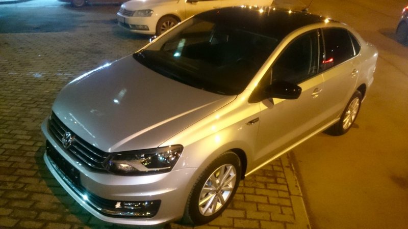 Volkswagen Polo sedan матовая пленка