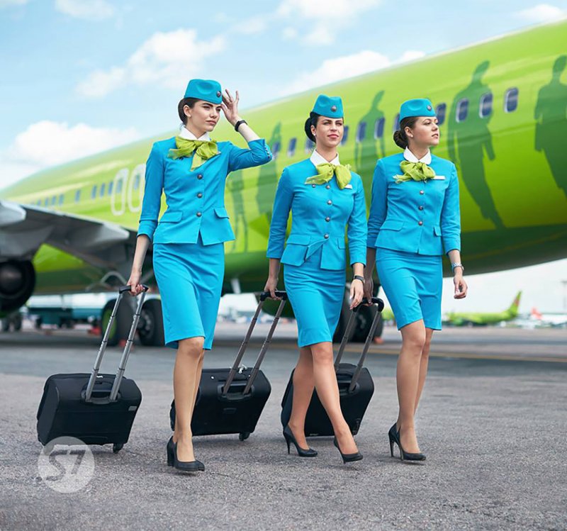 S7 Airlines бортпроводники