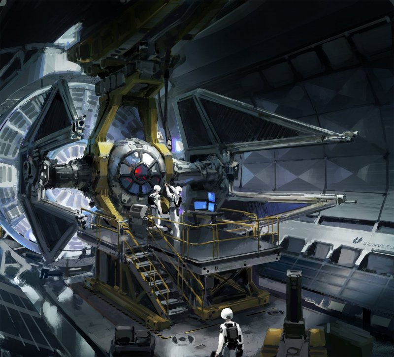 Star Wars Tie Interceptor арт