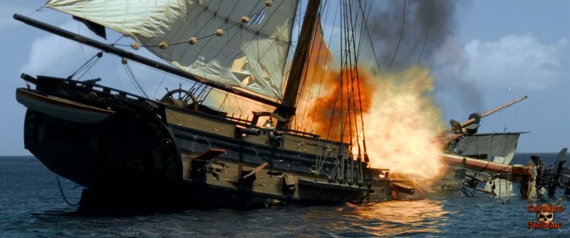 Перехватчик корабль пираты Карибского моря