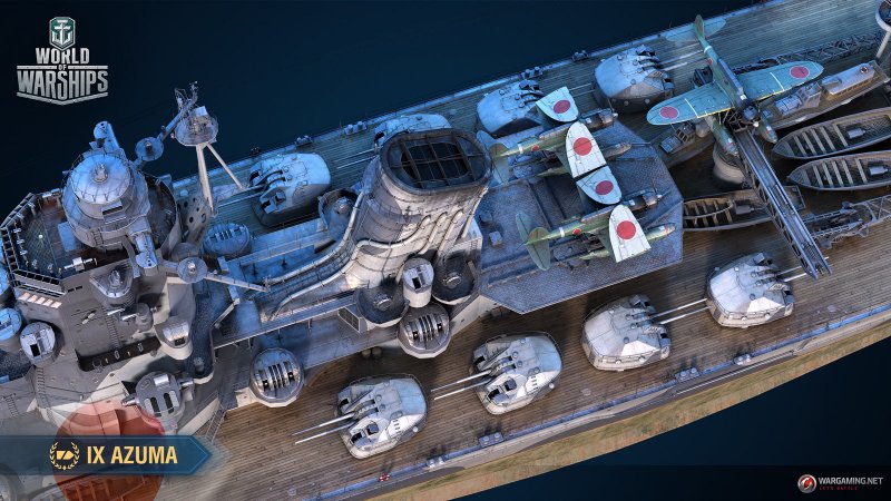 Адзума крейсер в World of Warship