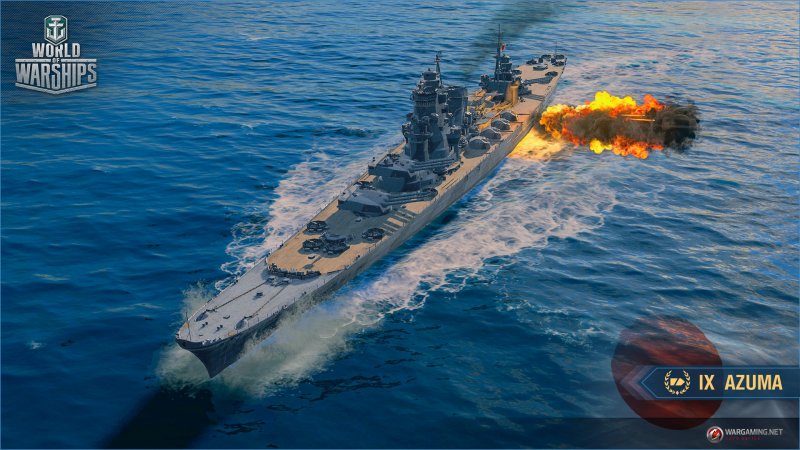 Адзума крейсер в World of Warship
