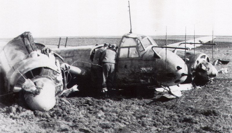 Сбитый Юнкерс 88