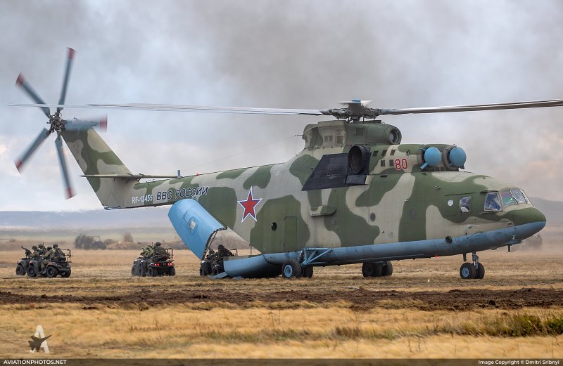 Вертолёт ми-26 военный