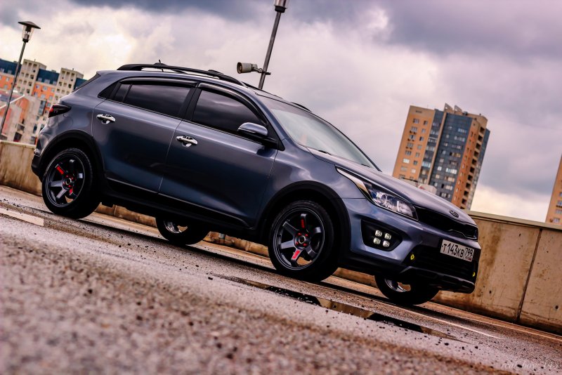 Kia Rio x-line тюнингованная