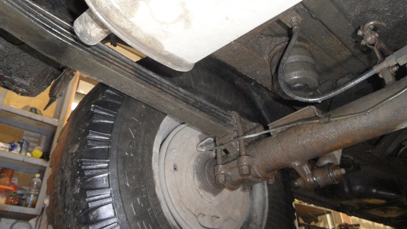УАЗ 452 рама вид снизу