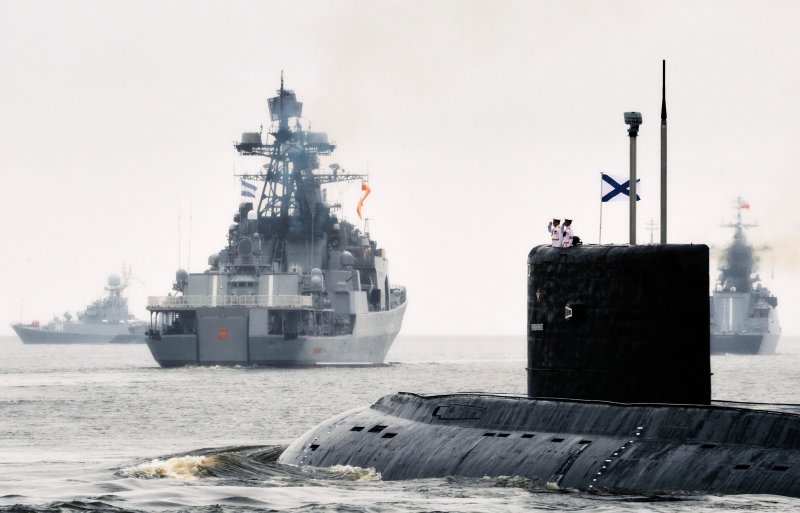 Подводная лодка парад ВМФ