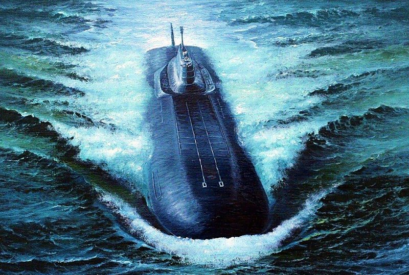 Ракетный подводный крейсер "Дмитрий Донской"