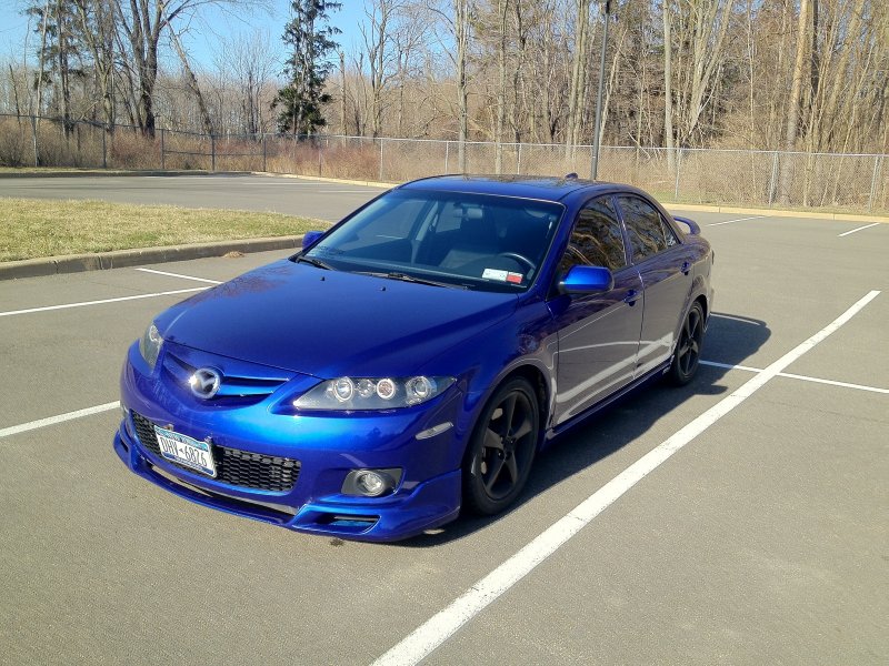 Mazda Atenza синяя