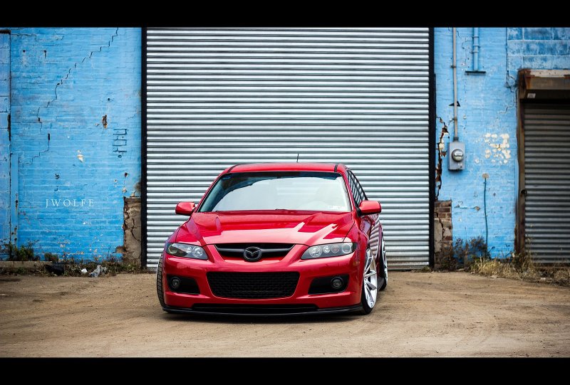 Mazda 6 красная ждм