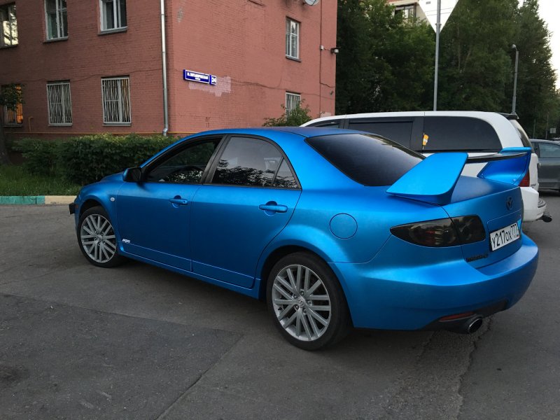 Mazda 6 gg синяя