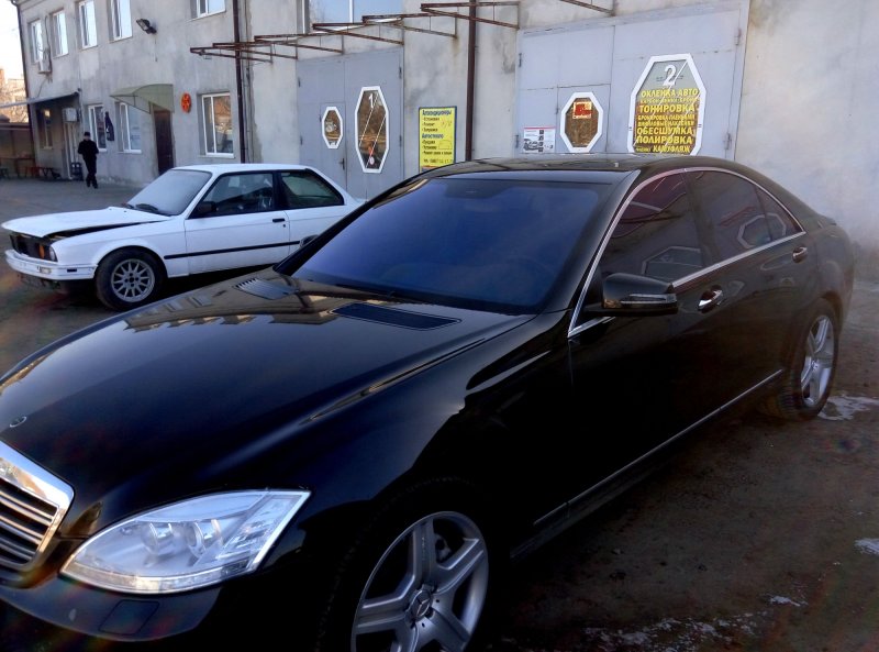 Mercedes s w221 тонированный
