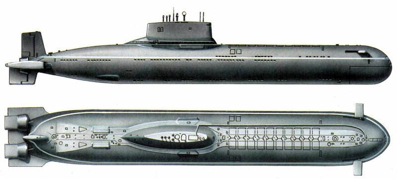 Подводная лодка 941 акула