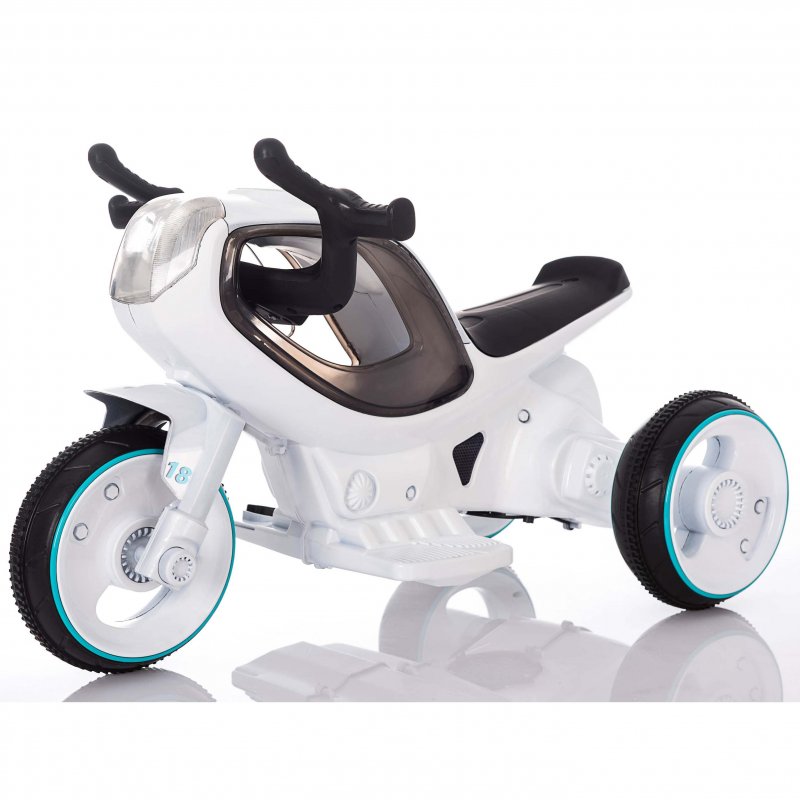 Детский электромотоцикл HC-1388 белый