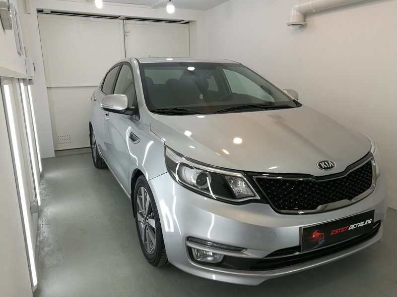 Kia Rio 2017 серебристый