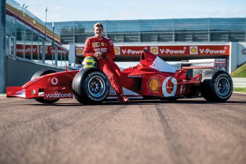 Mick Schumacher Ferrari f2002