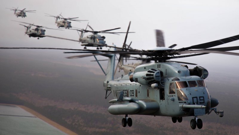 Sikorsky Ch-53e кабина