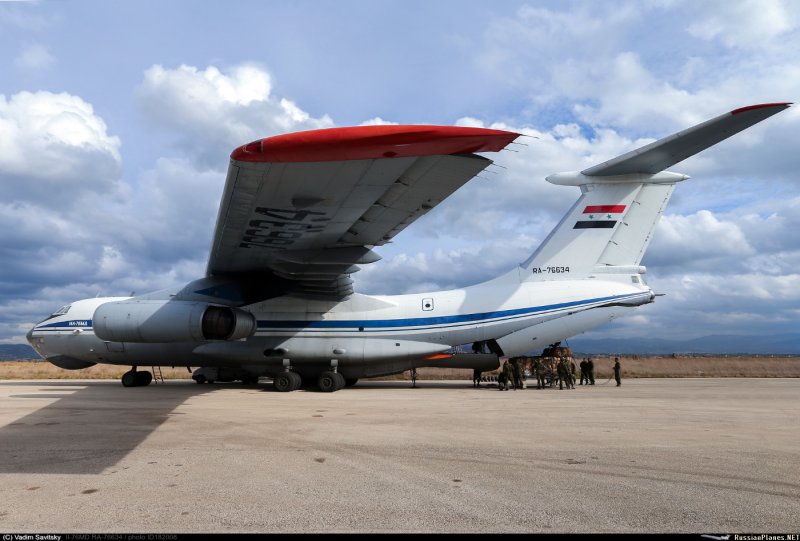 Ил 76 в Сирии